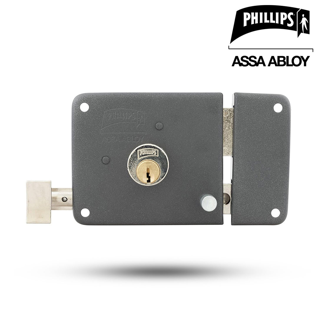 Cerradura Sobreponer 715 IF Phillips Derecha Gris