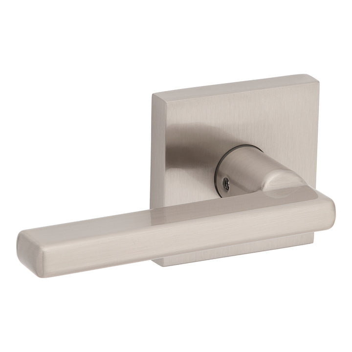 Manija Halifax Kwikset Signature Series para Baño (Privacidad) - Acabado Níquel Satinado