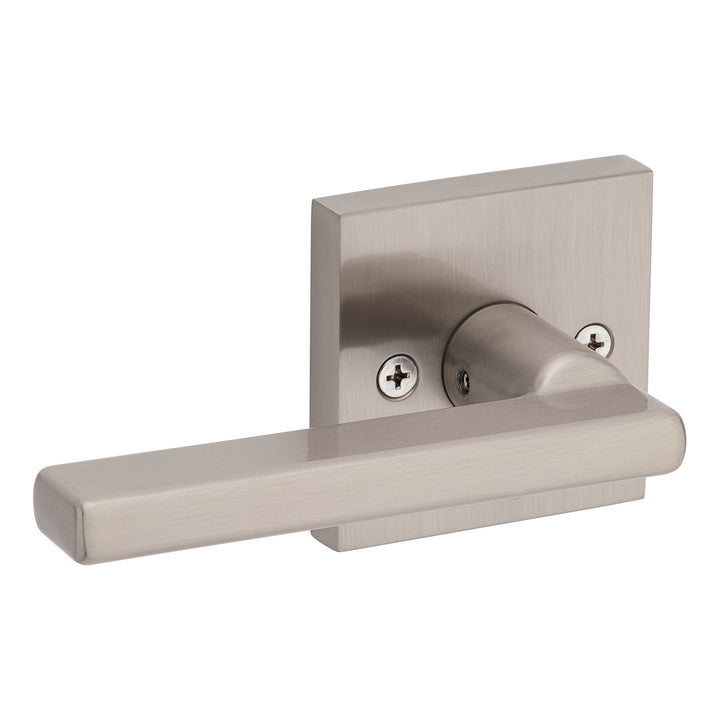 Manija Halifax Kwikset Signature Series para Baño (Privacidad) - Acabado Níquel Satinado