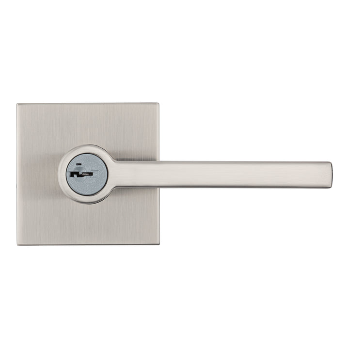 Manija Halifax Kwikset Signature Series para Entrada - Acabado Níquel Satinado