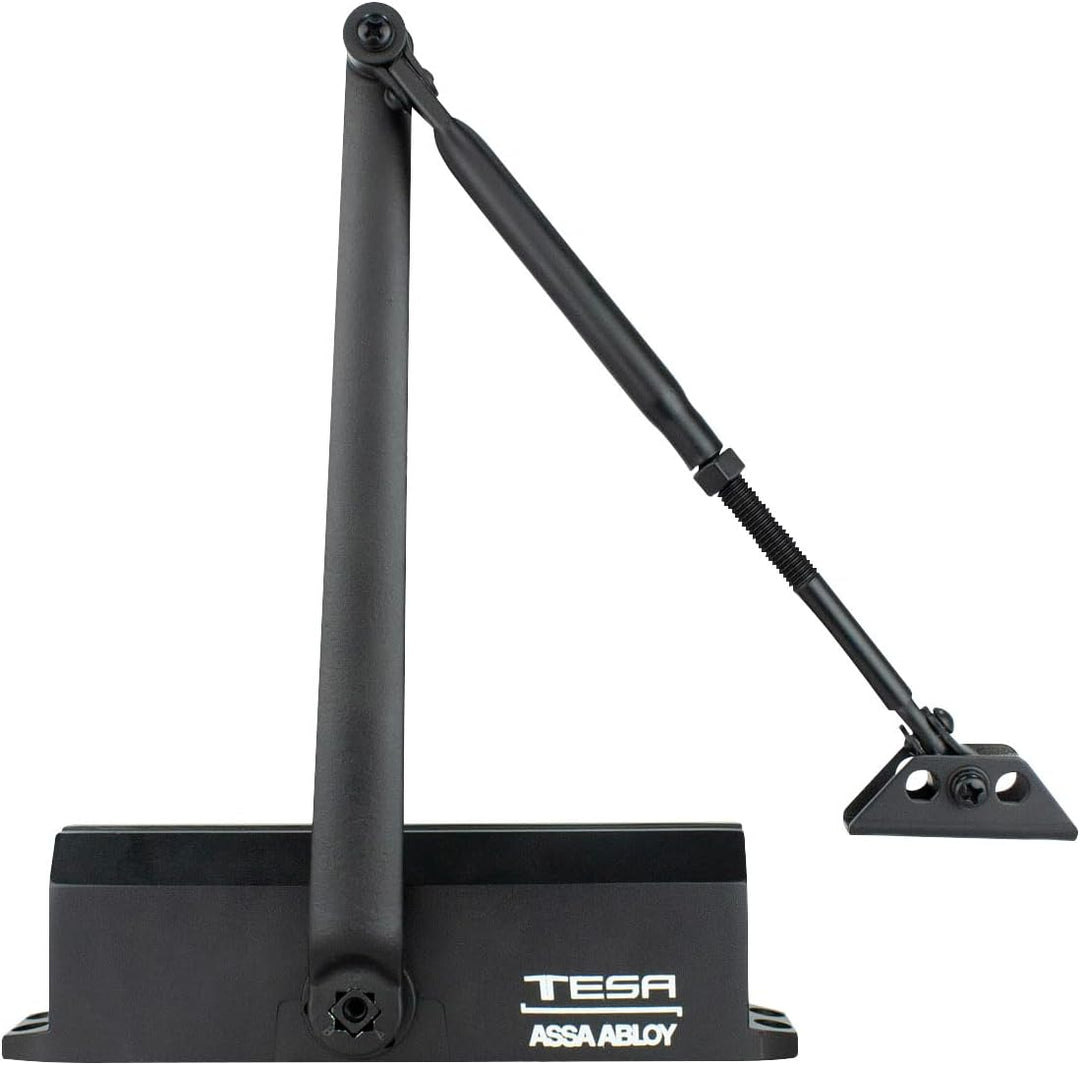 Cierrapuertas 1604 Back Check Tesa Negro Peso Máximo 150kg