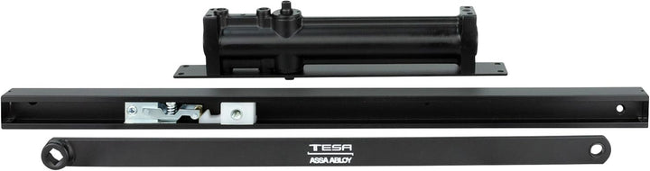 Cierrapuertas 1003 Color Negro Para Peso Máximo 85kg De Tesa