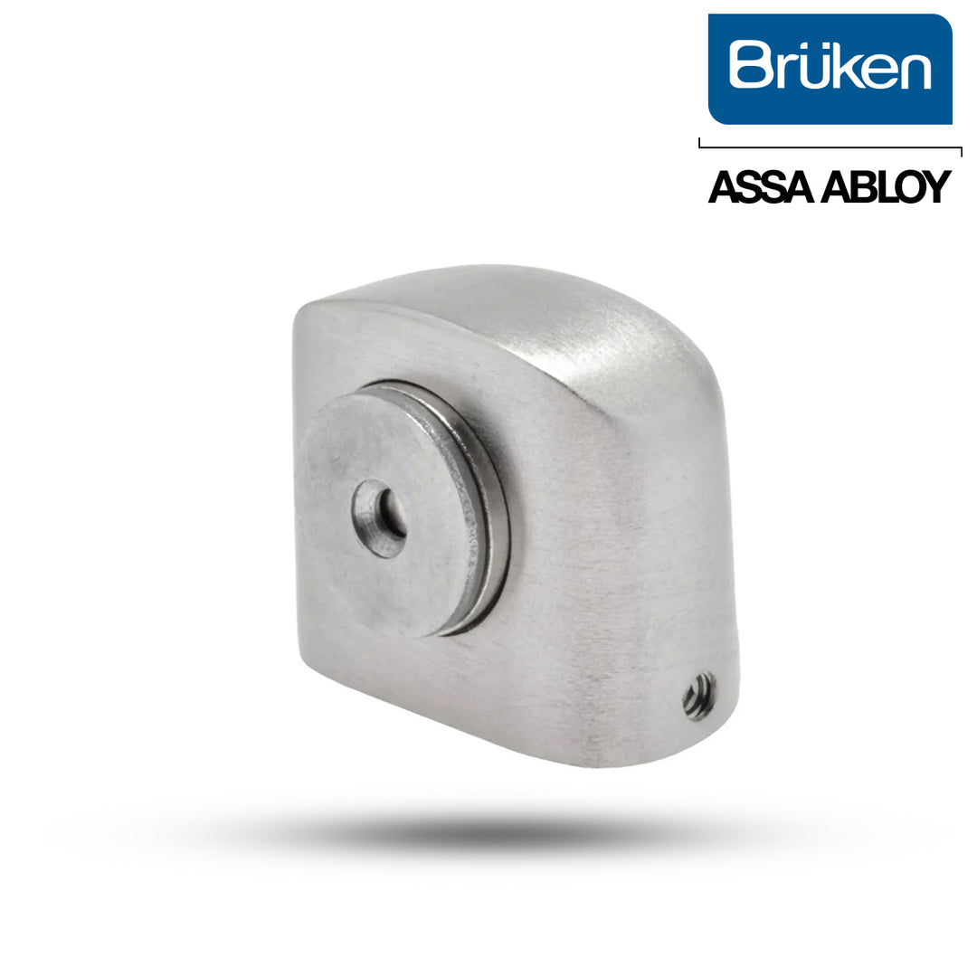 Tope Magnético Brüken Acero Inoxidable Satinado | 4.5 × 3.7 × 3.5 cm