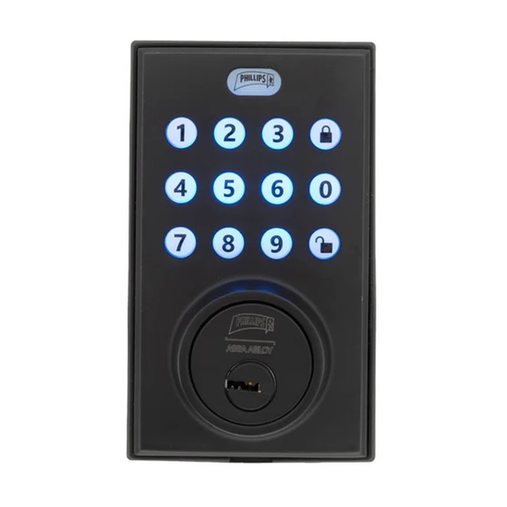 Cerradura Digital Phillips Pcd265 Negro.