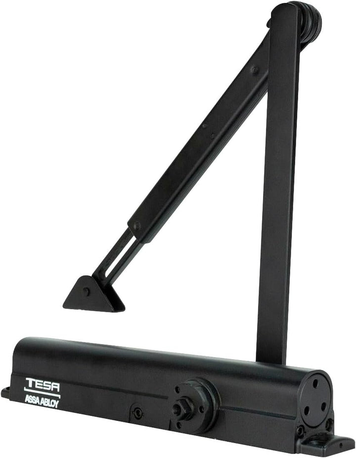Cierrapuertas 8501 Hold Open Negro Peso Máximo 150kg De Tesa