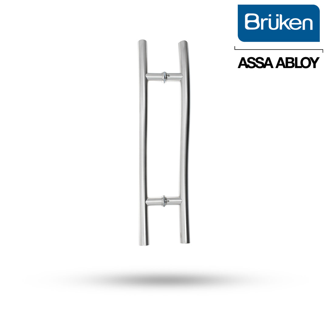 Jaladera Curva Brüken BRK347 | Acero Inoxidable Níquel Satín 50 cm