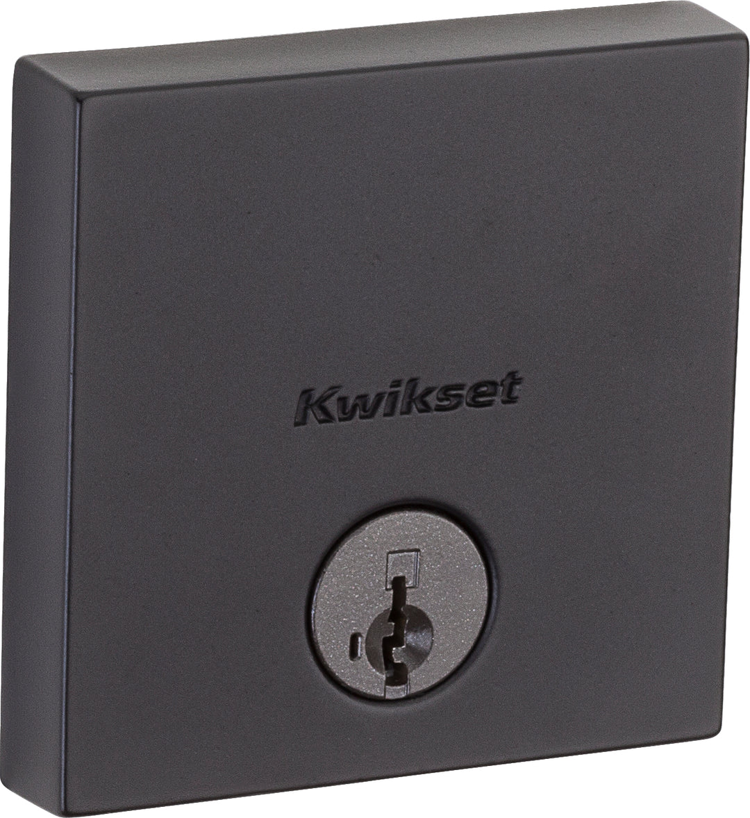 Cerradura Downtown Kwikset - Cerrojo SmartKey Security, Acabado Negro