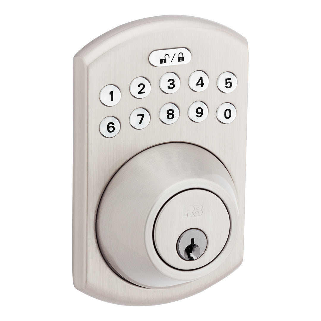 Cerradura Touchscreen Kwikset 264 - Cerrojo Electrónico con Teclado Táctil, Acabado Níquel Satinado