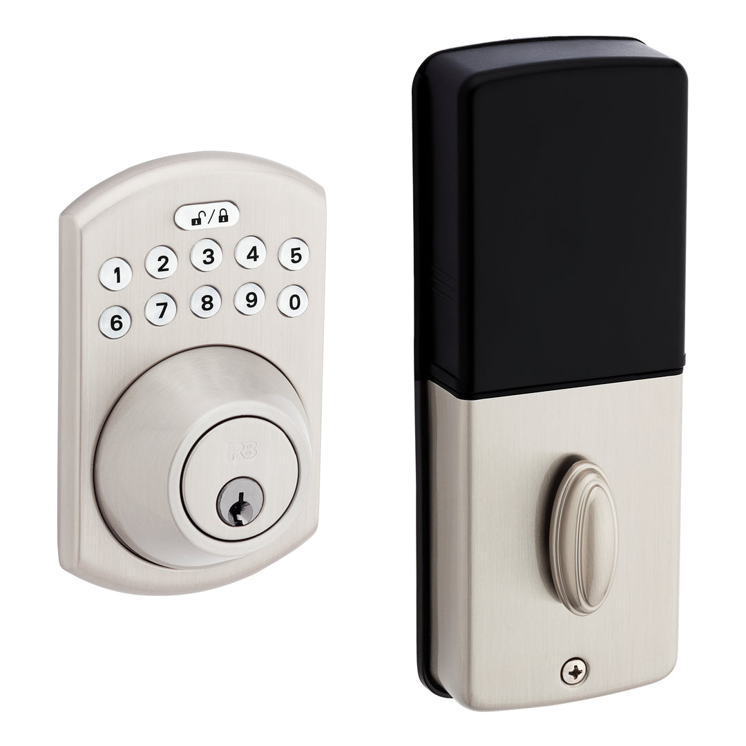 Cerradura Touchscreen Kwikset 264 - Cerrojo Electrónico con Teclado Táctil, Acabado Níquel Satinado