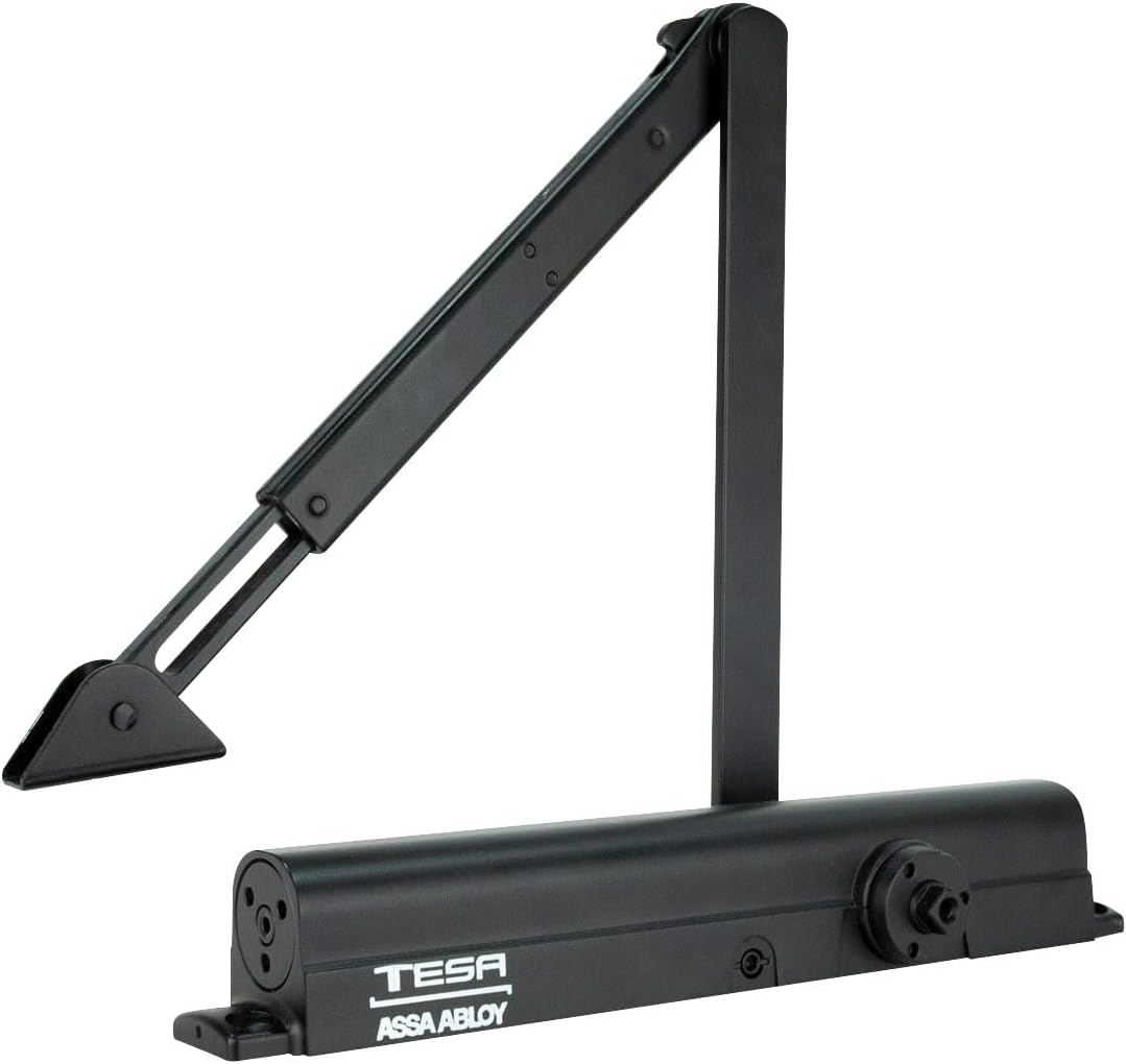 Cierrapuertas 8501 Hold Open Negro Peso Máximo 150kg De Tesa