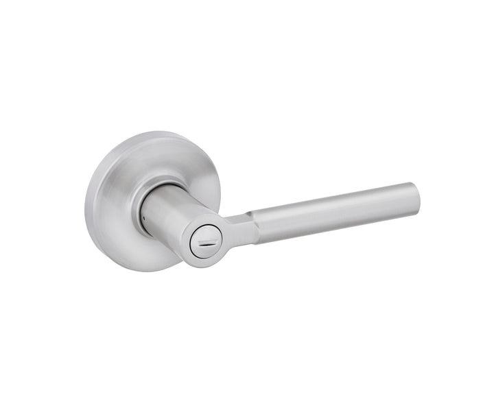 Manija Rimini Kwikset para Baño (Privacidad) - Acabado Níquel Satinado