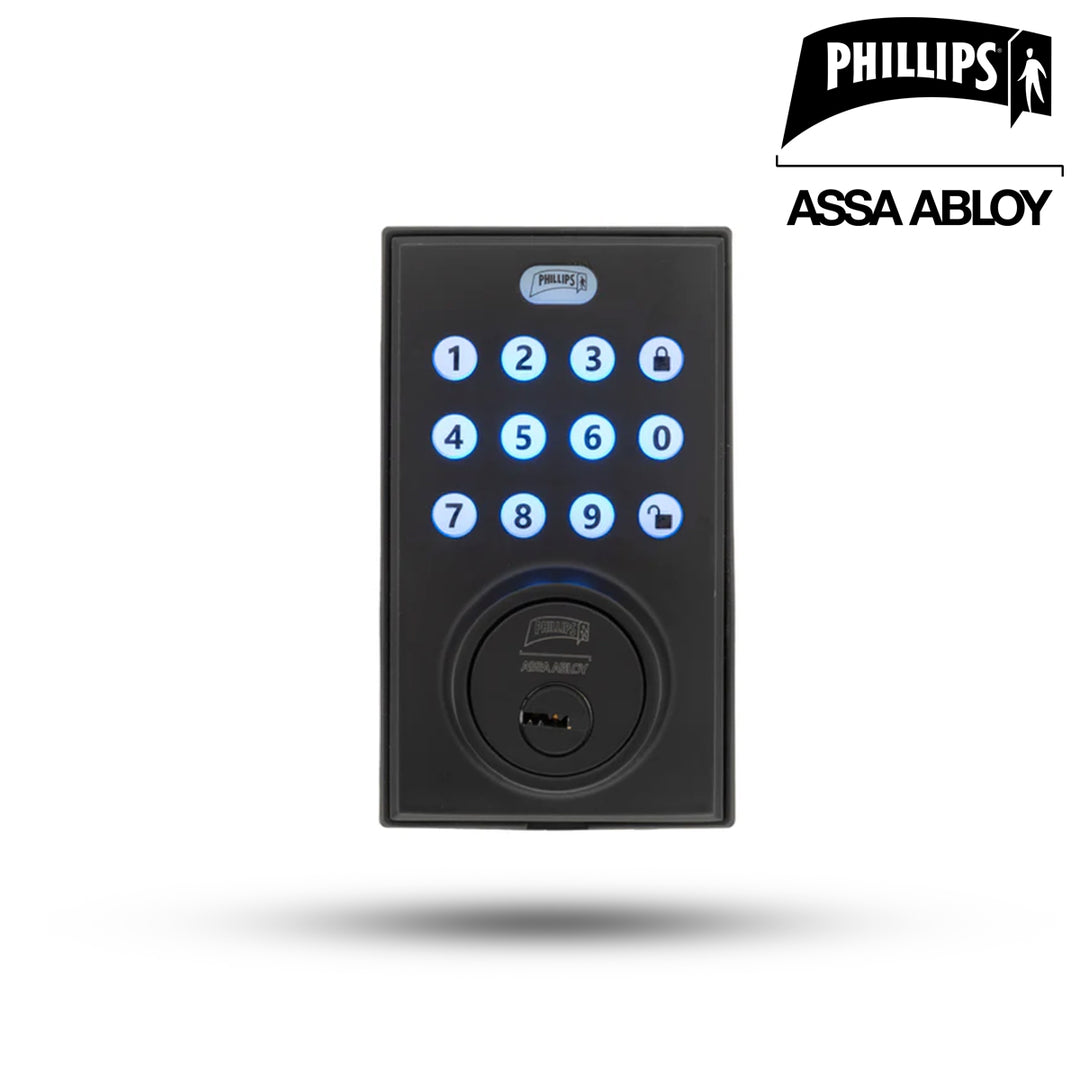 Cerradura Digital Phillips Pcd265 Negro.