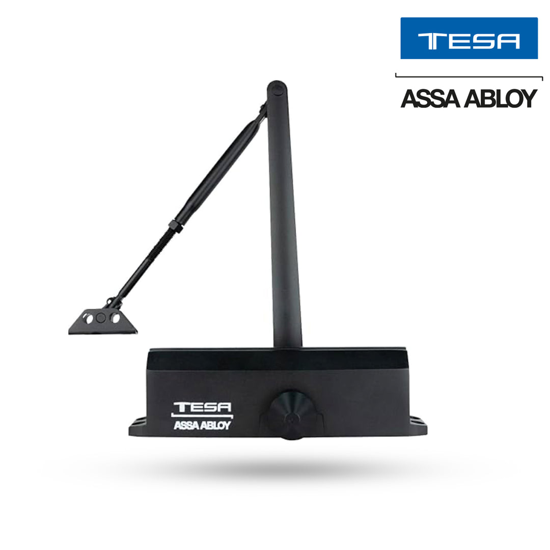 Cierrapuertas 1604 Hold Op/back Che Tesa Negro Máximo 150kg