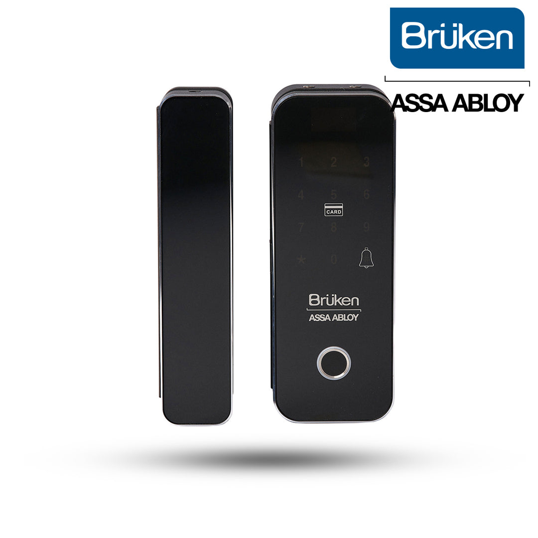 Cerradura Inteligente Brüken con Gancho BRK3553 para Puertas Corredizas de Vidrio