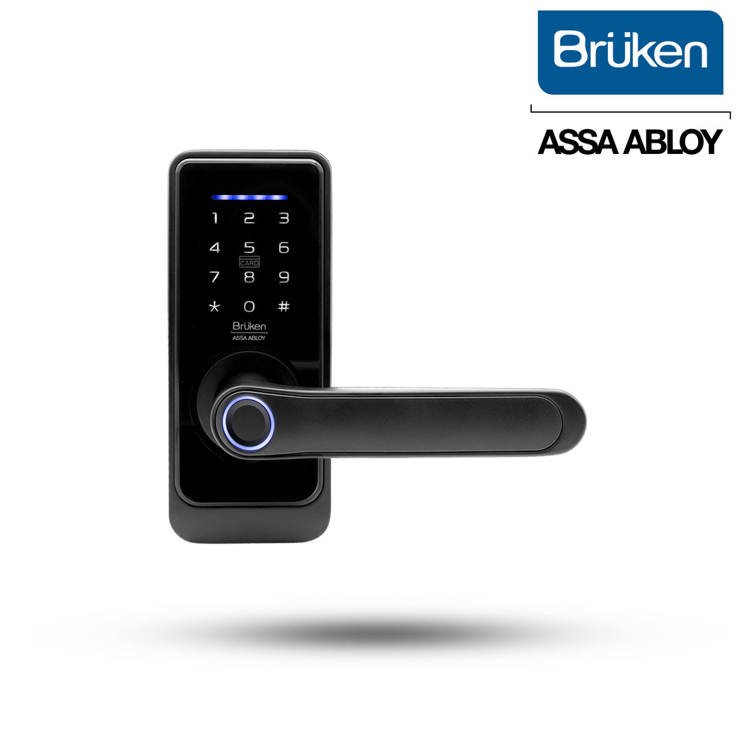 Cerradura Inteligente Brüken para Vidrio con Manija BRK3551A