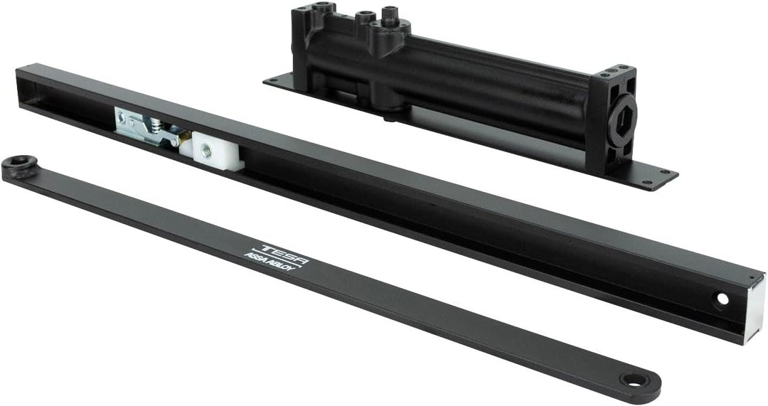 Cierrapuertas 1003 Color Negro Para Peso Máximo 85kg De Tesa