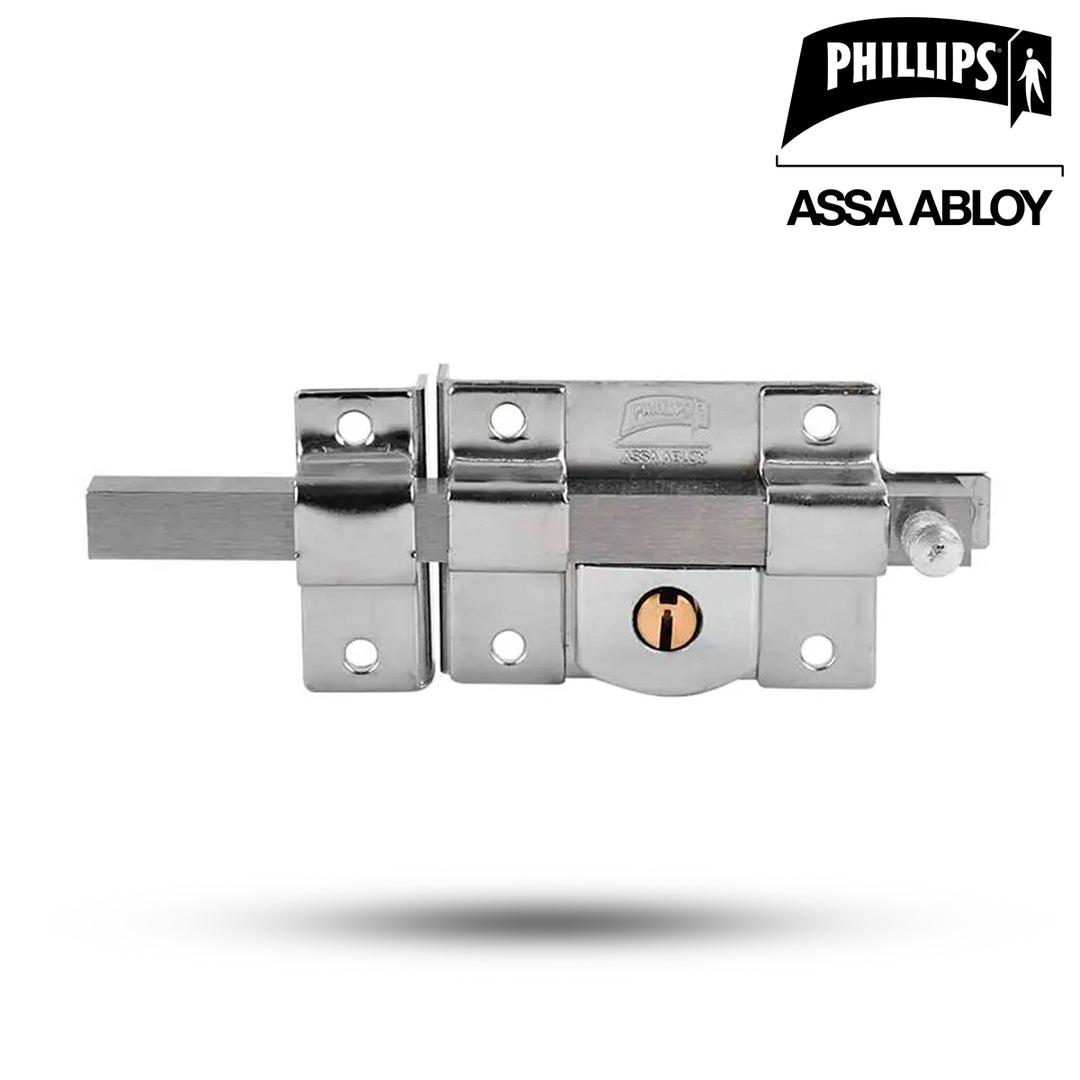 Cerradura Barra Sobreponer Phillips 800 Fija Derecha Cromo