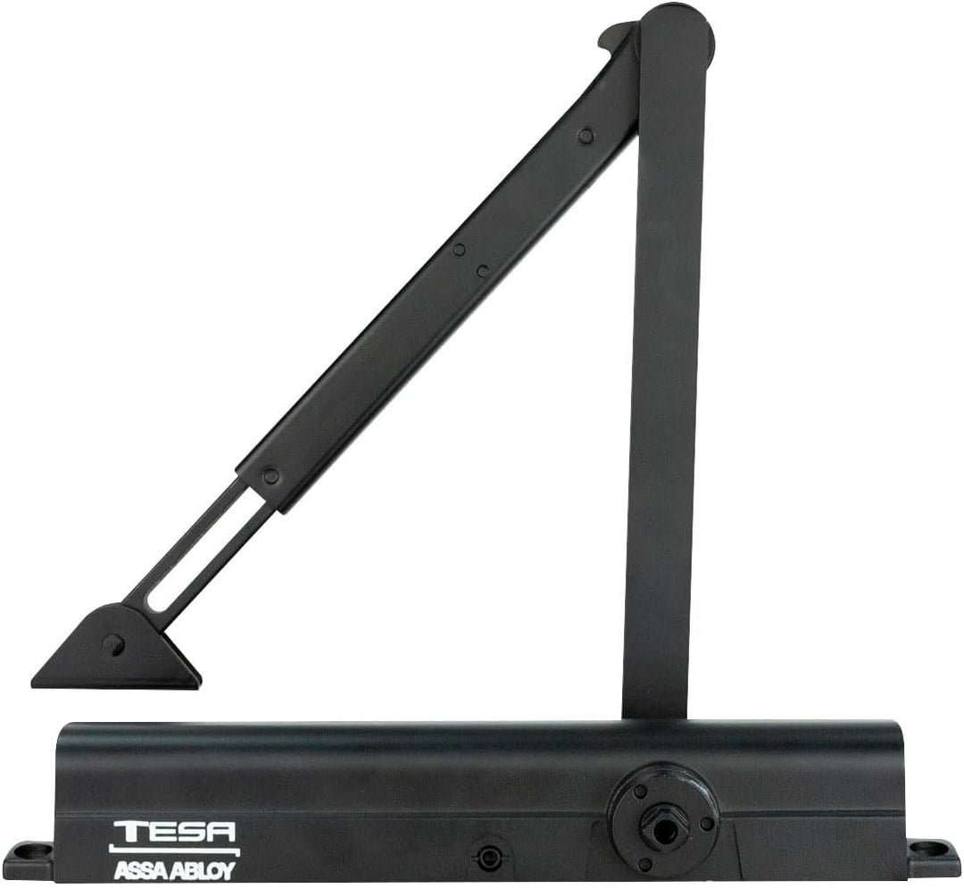 Cierrapuertas 8501 Hold Open Negro Peso Máximo 150kg De Tesa