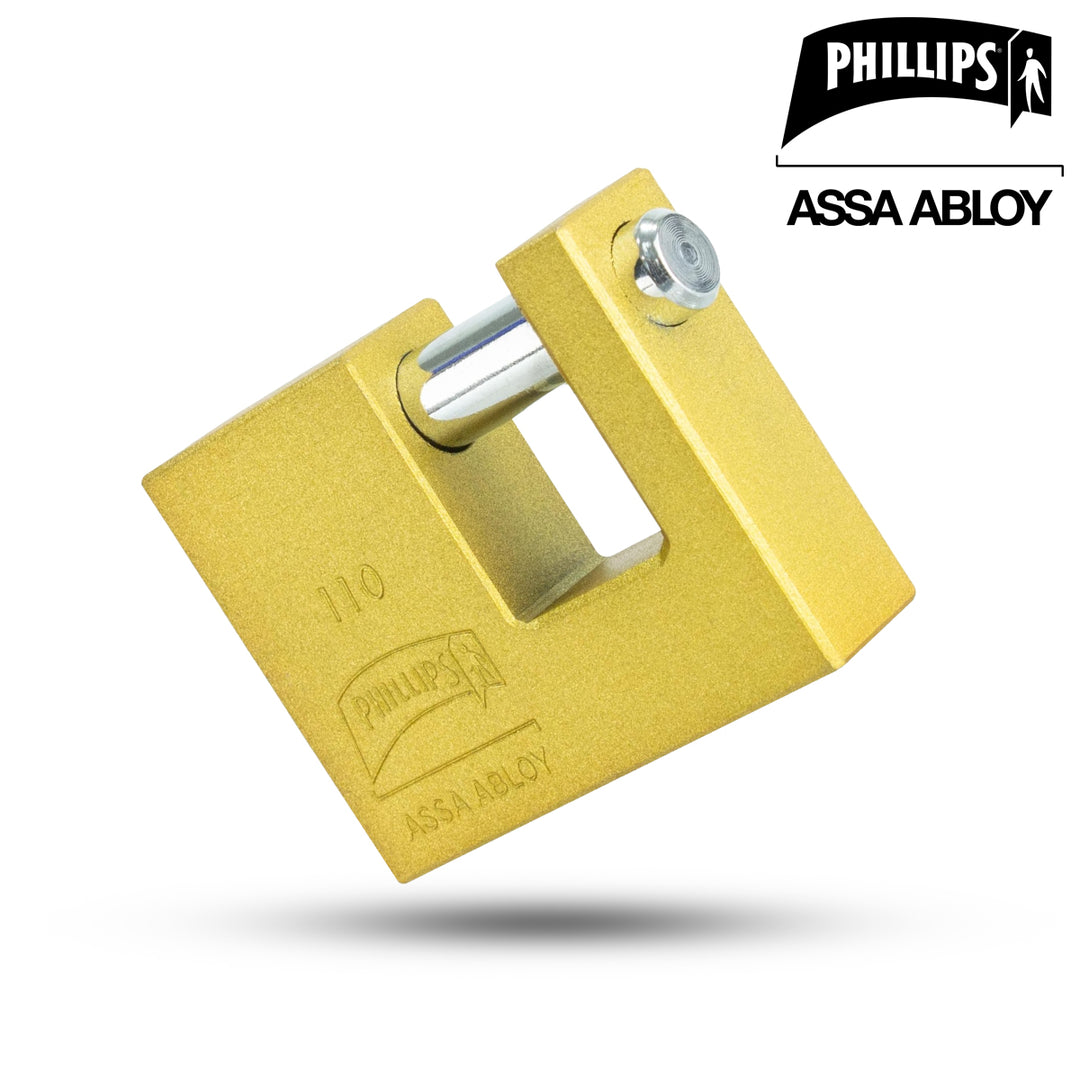 Candado De Hierro Para Cortina Phillips Modelo 110 Latón