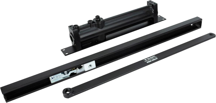 Cierrapuertas 1003 Color Negro Para Peso Máximo 85kg De Tesa