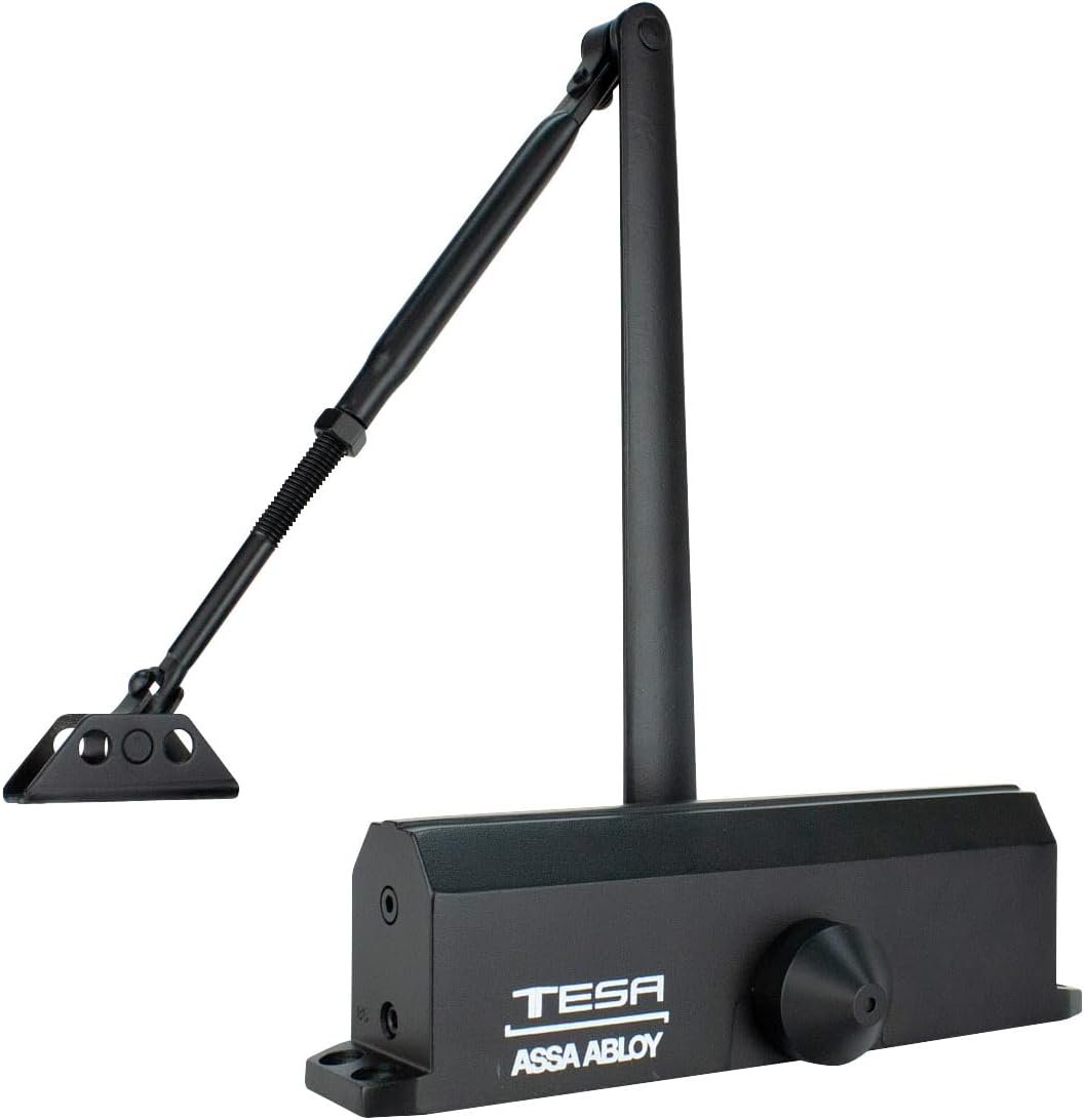 Cierrapuertas 1604 Hold Op/back Che Tesa Negro Máximo 150kg