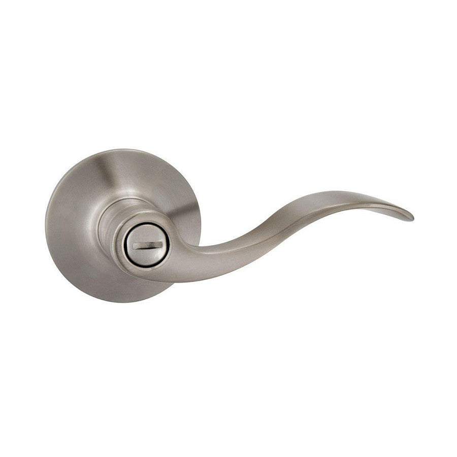 Manija Queen Kwikset para Baño - Privacidad, Acabado Níquel Satinado