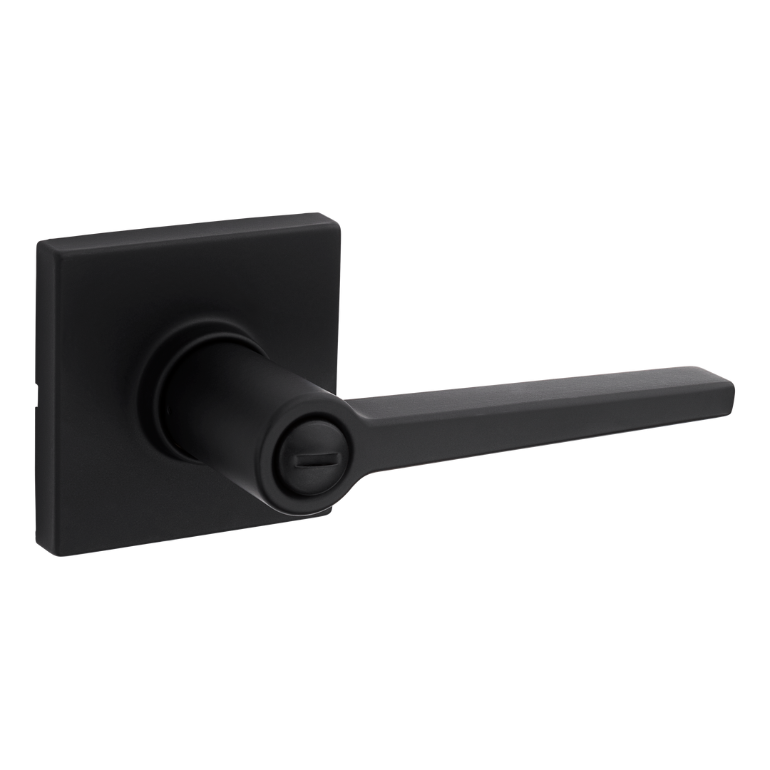 Manija Daylon Kwikset para Baño - Privacidad, Acabado Negro