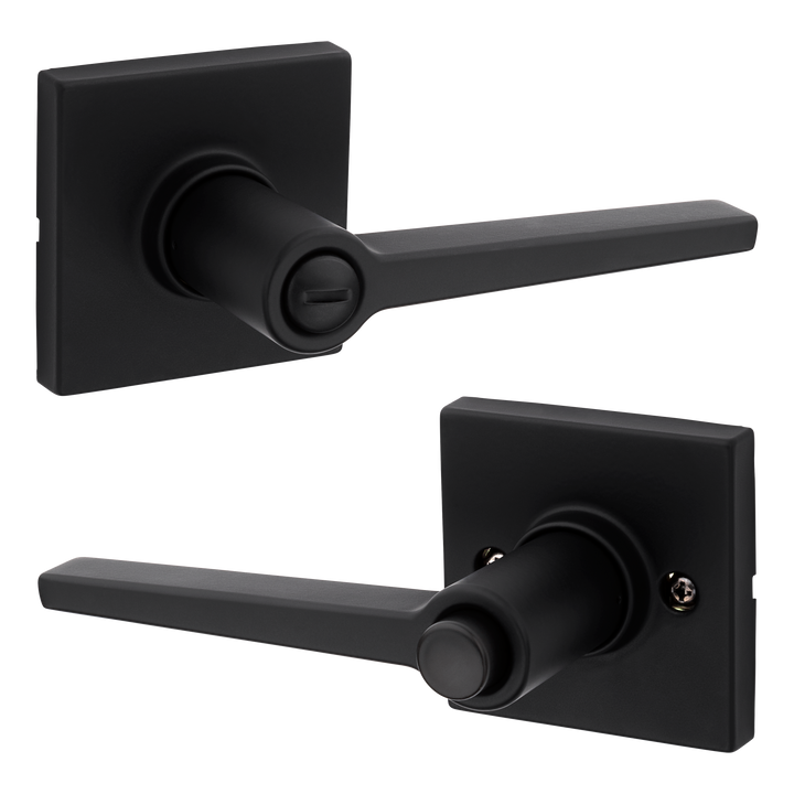 Manija Daylon Kwikset para Baño - Privacidad, Acabado Negro