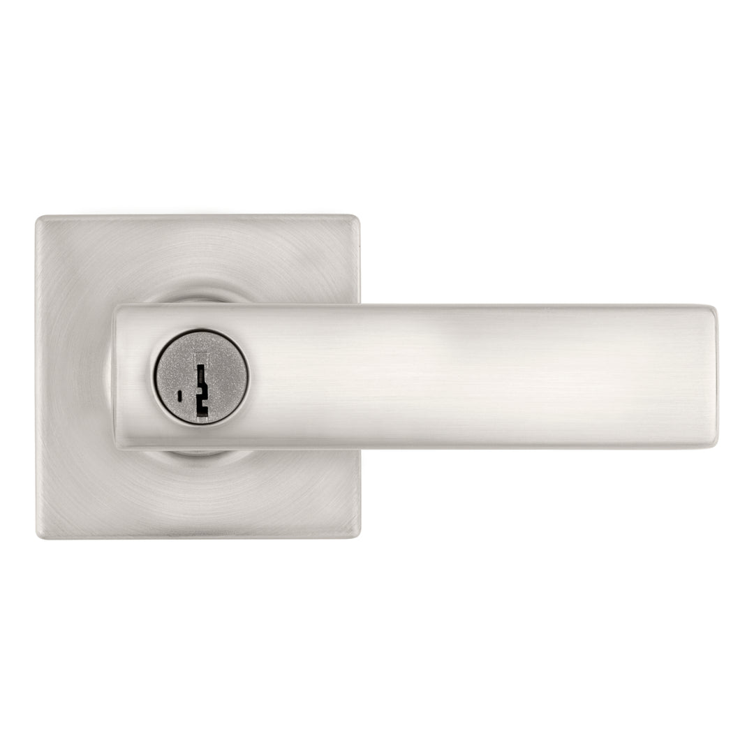 Manija Breton Kwikset para Entrada - Acabado Níquel Satinado
