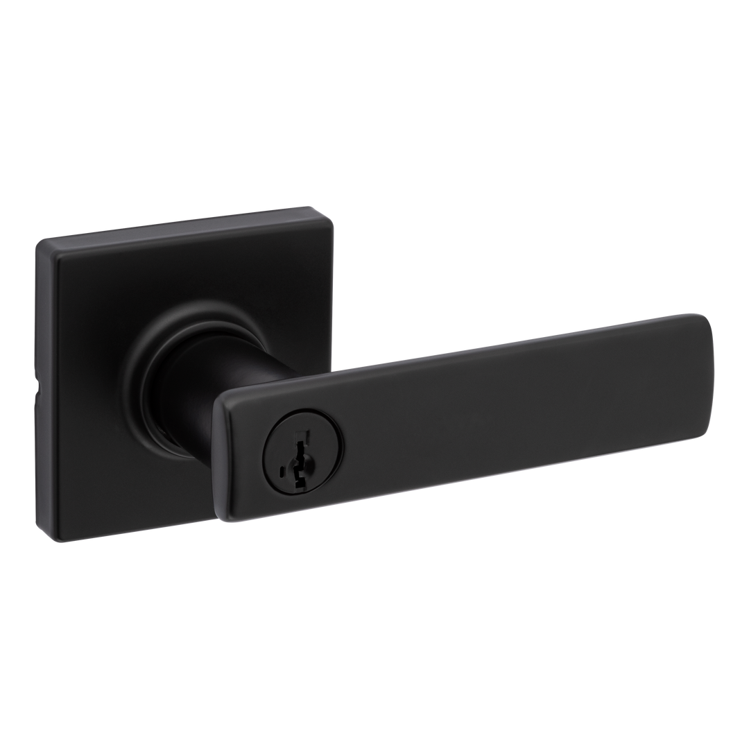Manija Breton Kwikset para Entrada - Acabado Negro