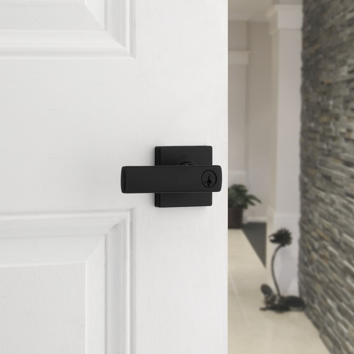 Manija Breton Kwikset para Entrada - Acabado Negro