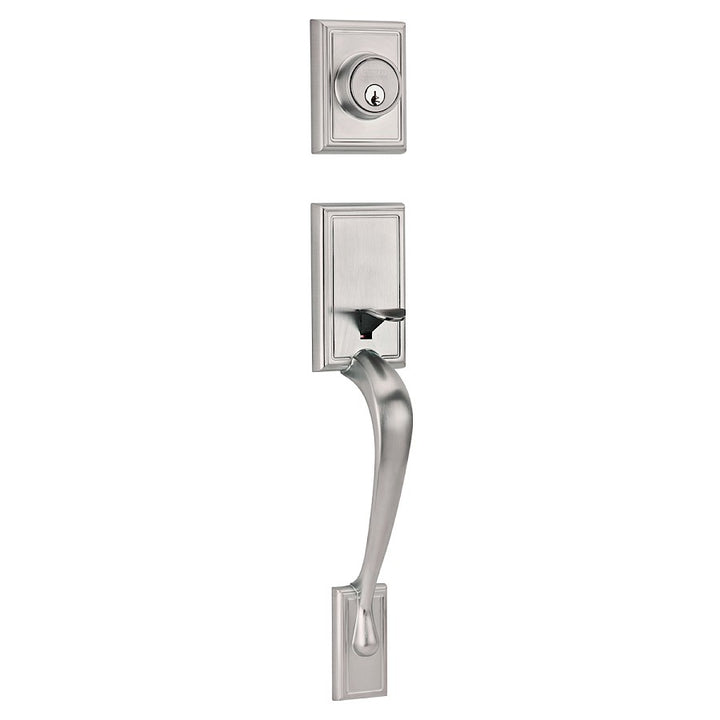 Gatillo Liberty Kwikset con Llave Mariposa para Puerta de Entrada - Acabado Níquel Satinado