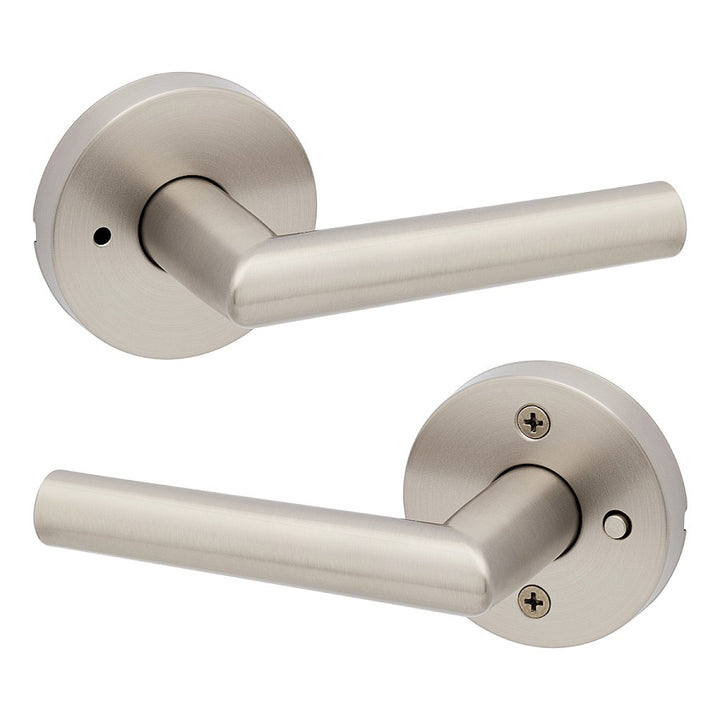 Manija Milan Kwikset Signature Series para Baño (Privacidad) - Acabado Níquel Satinado