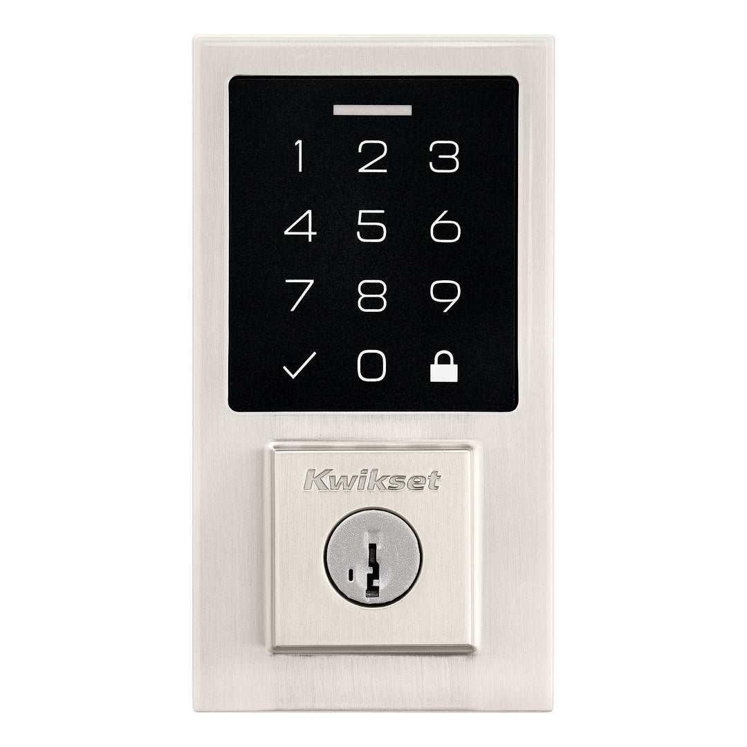Cerrojo Electrónico Kwikset SmartCode 270 con Pantalla Táctil - Acabado Níquel Satinado