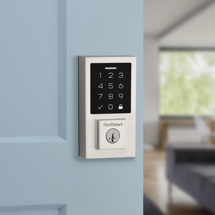 Cerrojo Electrónico Kwikset SmartCode 270 con Pantalla Táctil - Acabado Níquel Satinado