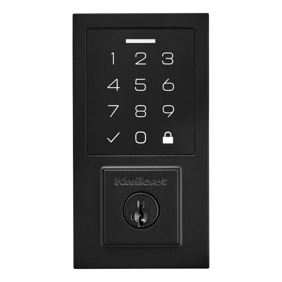Cerrojo Electrónico Kwikset SmartCode 270 con Pantalla Táctil - Acabado Negro