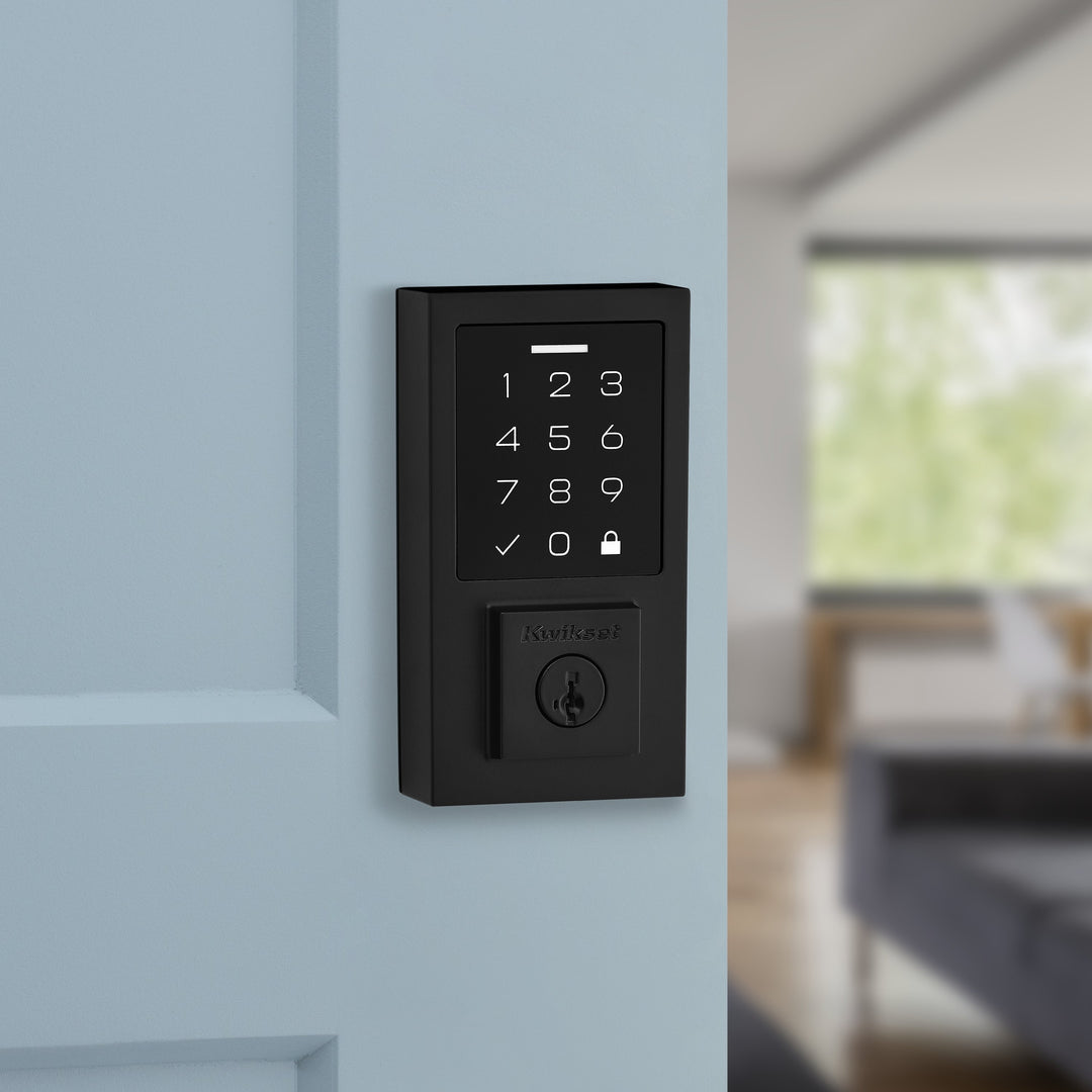 Cerrojo Electrónico Kwikset SmartCode 270 con Pantalla Táctil - Acabado Negro