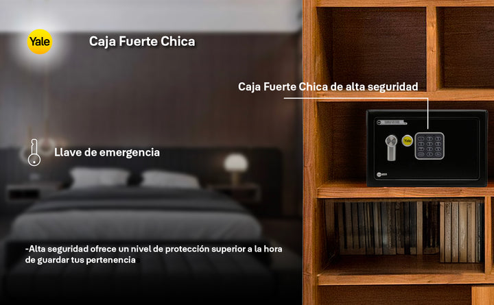 Caja Fuerte Chica Yale - Seguridad Hogar y Oficina.