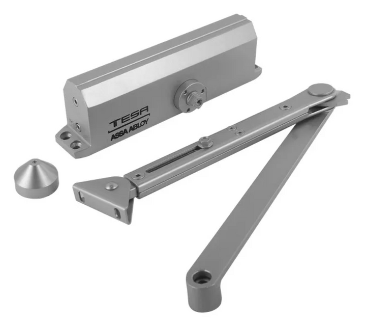 Cierrapuertas TESA 1604 Hold Open – Uso Rudo hasta 150 kg | Certificación UL
