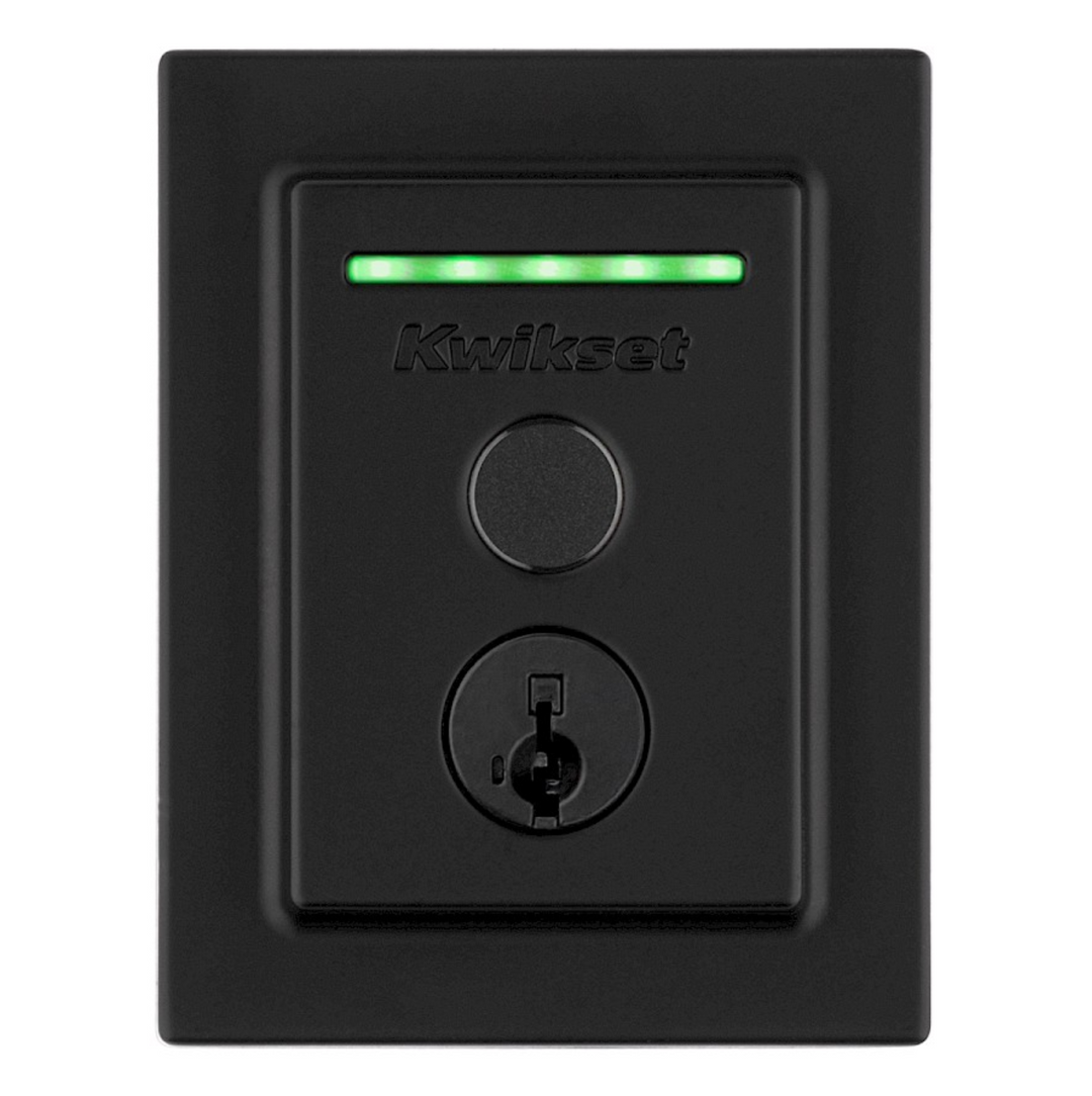 Cerradura Inteligente Kwikset Halo Touch Negro | WiFi y Huella Dactilar
