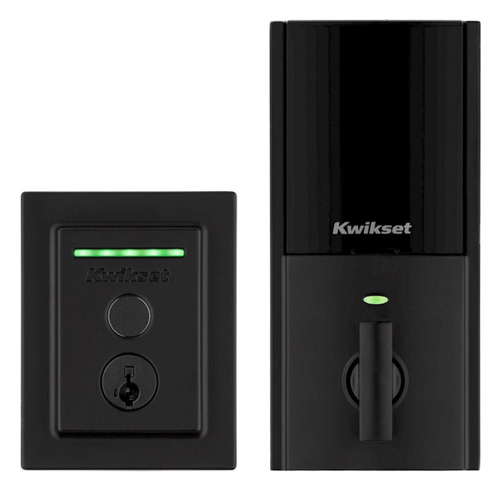 Cerradura Inteligente Kwikset Halo Touch Negro | WiFi y Huella Dactilar