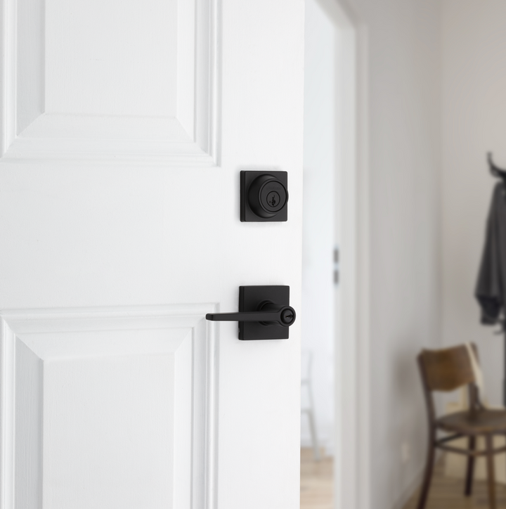 Manija Daylon Kwikset para Entrada - Acabado Negro