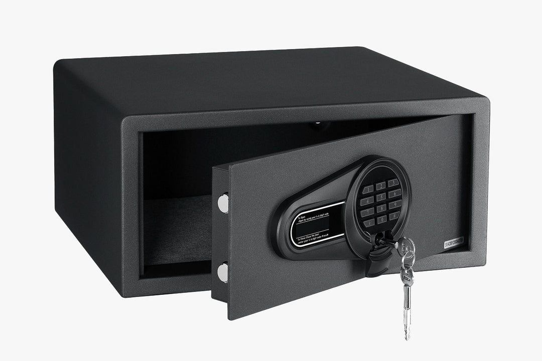 Caja Fuerte Yale de Seguridad Hotelera Electrónica Modelo Helios Teclado Redondo