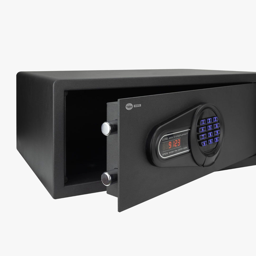 Caja Fuerte Yale de Seguridad Hotelera Electrónica Modelo Helios Teclado Redondo