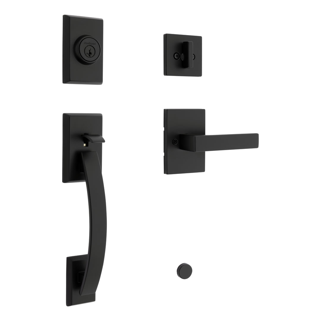 Gatillo Tavaris Kwikset con Llave Mariposa para Puerta de Entrada - Acabado Negro