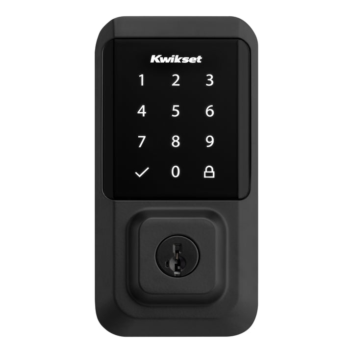 Cerradura Inteligente Kwikset Halo con Wi-Fi y Pantalla Táctil - Acabado Negro
