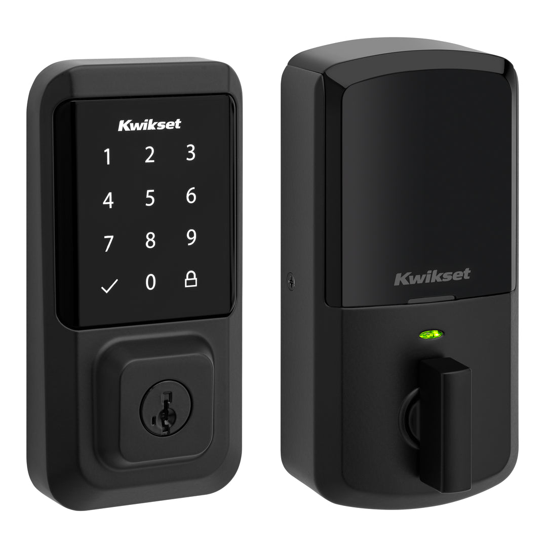 Cerradura Inteligente Kwikset Halo con Wi-Fi y Pantalla Táctil - Acabado Negro