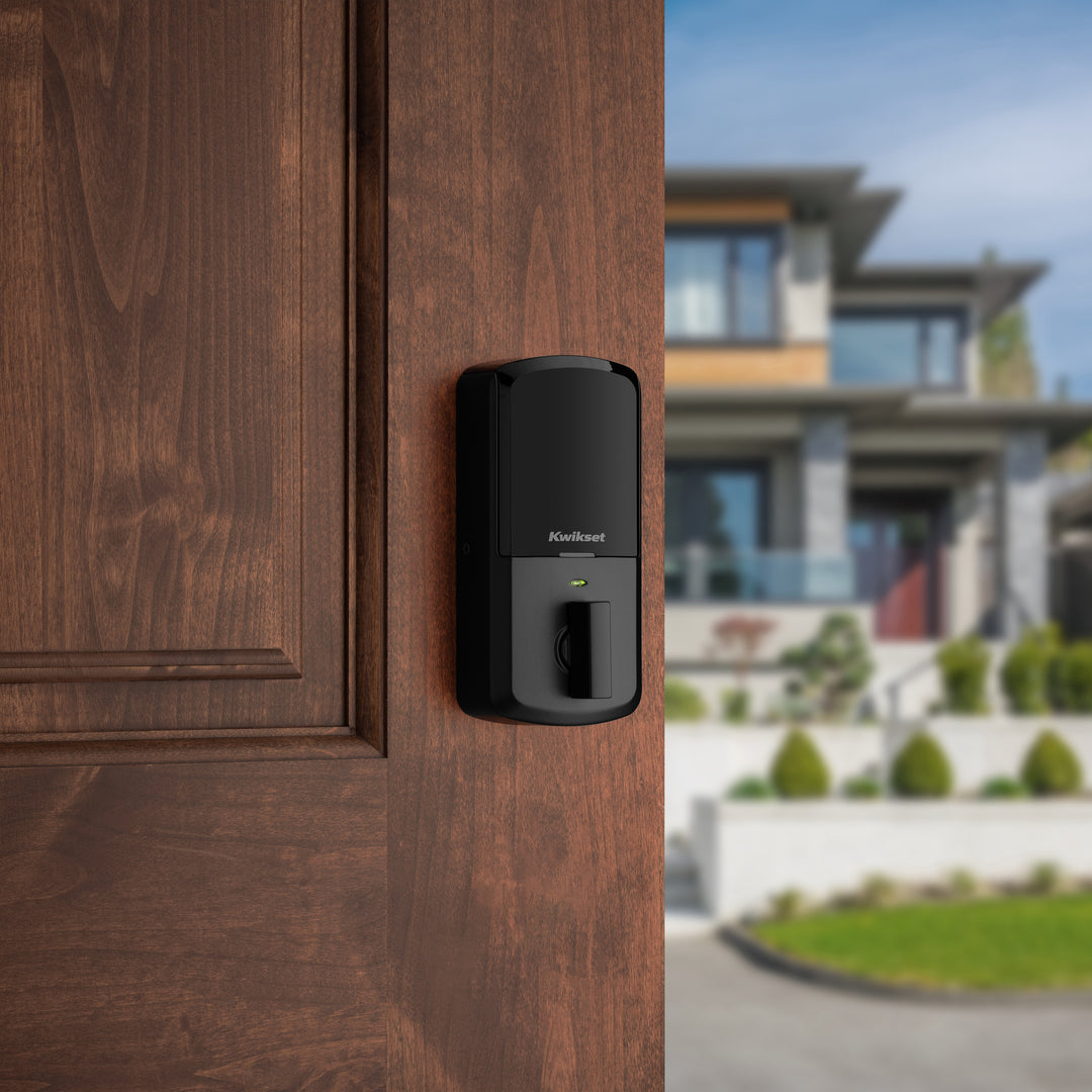 Cerradura Inteligente Kwikset Halo con Wi-Fi y Pantalla Táctil - Acabado Negro