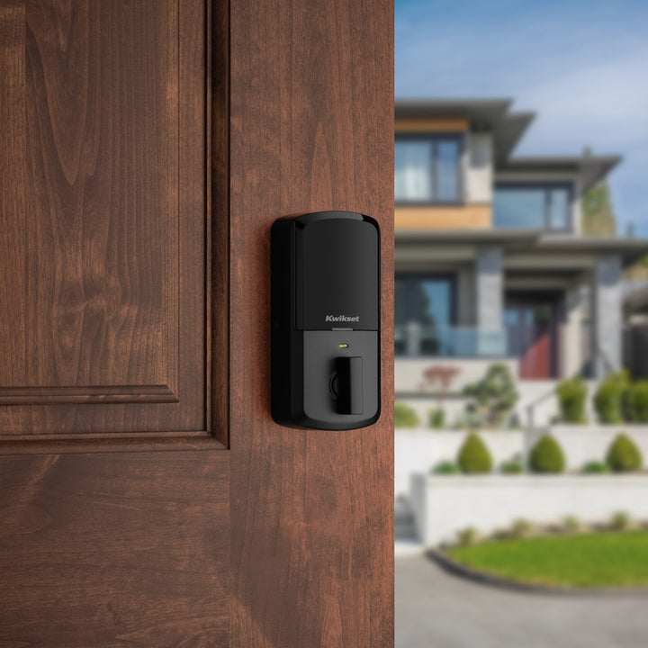 Cerradura Inteligente Kwikset Halo con Wi-Fi y Pantalla Táctil - Acabado Negro