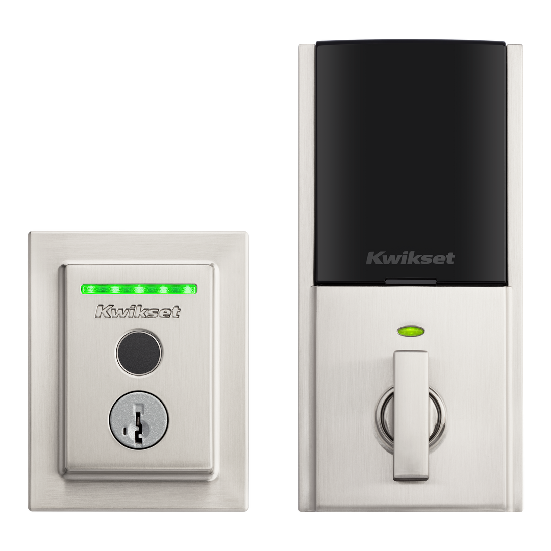Cerradura Inteligente Kwikset Halo Touch Niquel Satinado | WiFi y Huella Dactilar